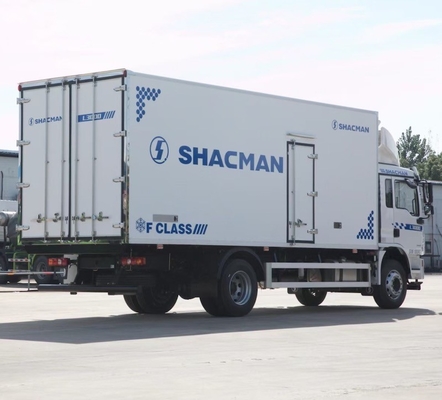 4X2 12-15 Tons SHACMAN Thermo King Refrigerated Truck For Frozen Meat Fish Delivery