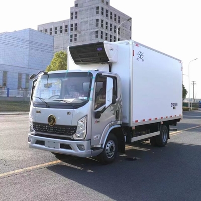 Automatic Gearbox SHACMAN K1 Small Refrigerated Truck With CARRIER Cooling Unit