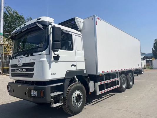 25 Tons 6x4 LHD RHD SHACMAN Refrigerator Truck With 9m Refrigerated Box