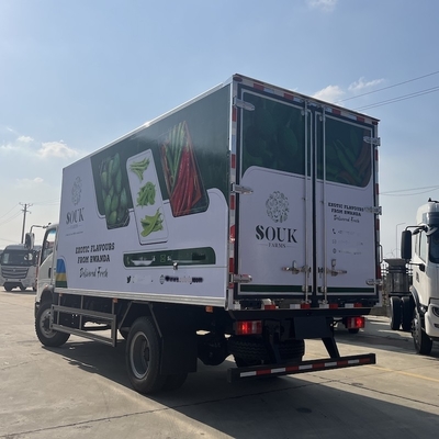 10 Tons Carry Capacity LHD RHD HOWO Freezer Truck With 6m Box