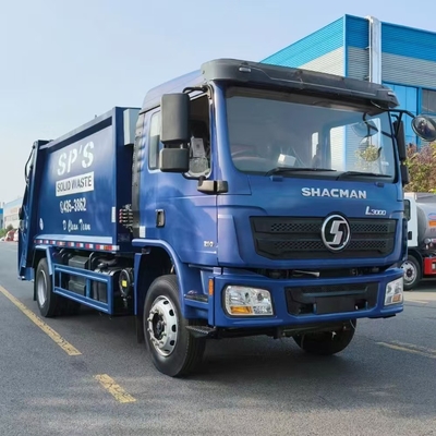 Right Hand Drive SHACMAN L3000 Garbage Truck 15m3 Garbage Compactor