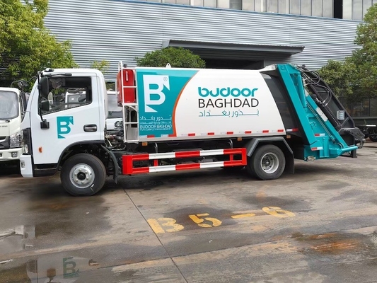 China Garbage Collection Truck 6-8 CBM DONGFENG Compact Garbage Trucks