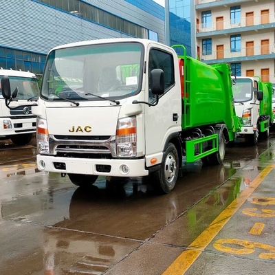 Euro 2 JAC Trucks Garbage 5cbm New Garbage Disposal Truck With Compactor