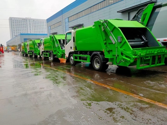 Euro 2 JAC Trucks Garbage 5cbm New Garbage Disposal Truck With Compactor