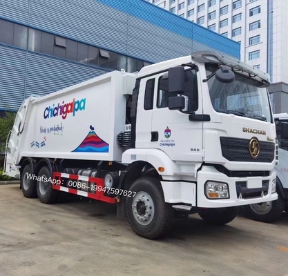 10 Wheeler SHACMAN H3000 Compressed Garbage Truck 20m3 Garbage Compactor