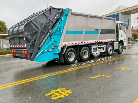 8x4 Garbage Truck 12 Wheeler SHACMAN Refuse Compactor Truck 30m3