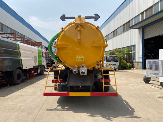4x2 Chinese Dongfeng 6000 Liters Sewage Suction Truck