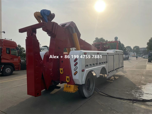 40 Tons Heavy Duty 3 Stages Booms Integrated Wrecker Body 