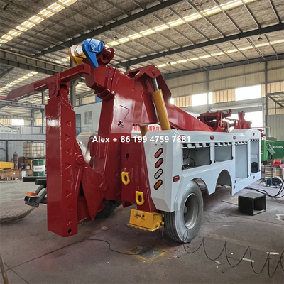 40 Tons Heavy Duty 3 Stages Booms Integrated Wrecker Body 