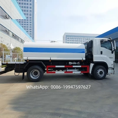 4X2 left hand drive ISUZU FTR truck water tank 10000-15000 liter water sprinkler