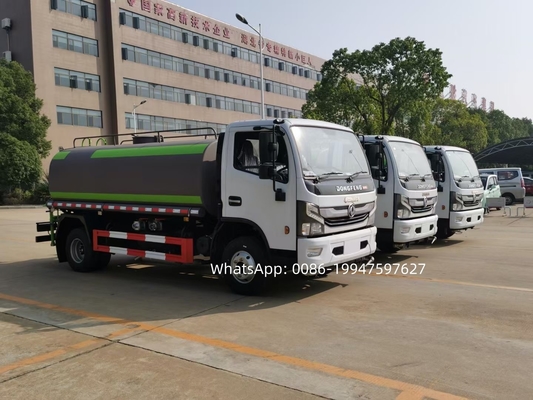 4X2 RHD DONGFENG water truck 6tons 6000L with water cannon