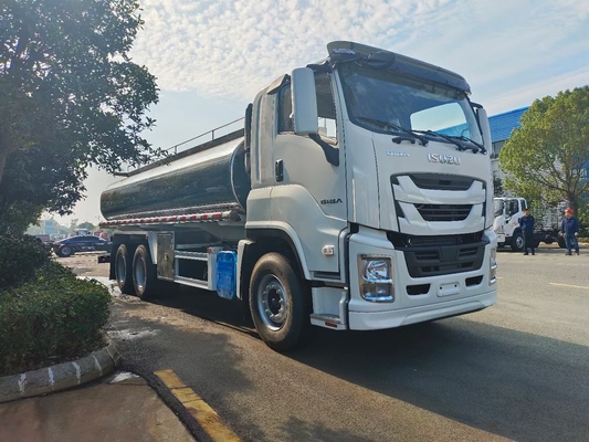 10 wheels 6X4 ISUZU truck with 20000 liter stainless steel milk tanker