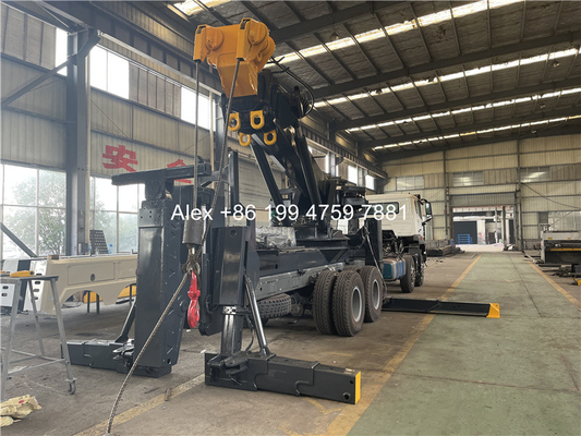 110000 Lbs. Heavy Duty Rotator Wrecker Body With Continuous Rotation Recovery Boom
