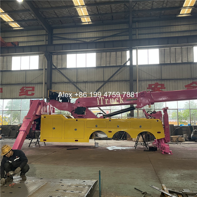 75 Tons Underlift Heavy Duty Rotator With 360 Operation Boom 3 Stages Boom
