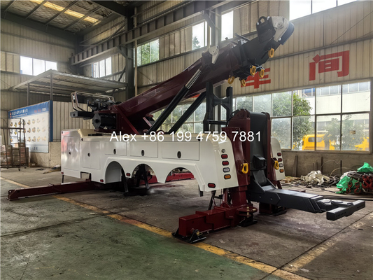 40 Tons Boom Capacity Heavy Duty Wrecker Body Rotator Remote Control