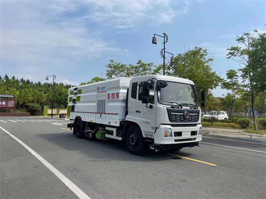 16CBM High Performance Street Cleaner Truck With Rear Dump Method