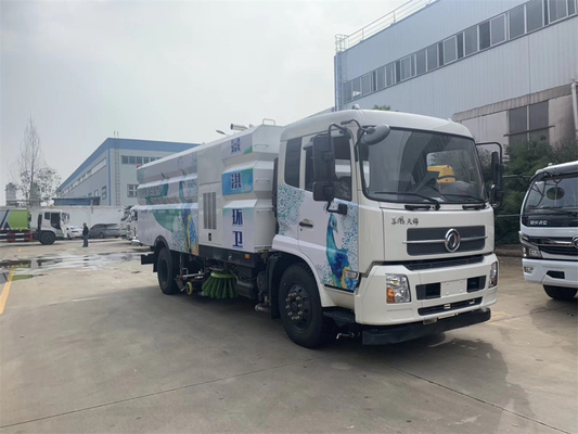 Efficient Multi Functional Road Sweeper Vehicle Combining Sweeping And Washing
