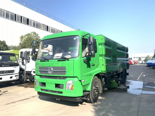 18000kg Street Sweeper Truck Diesel Fueled Truck Mounted Street Sweeper