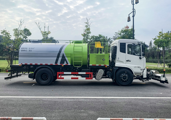 Effective Mechanical Sweeper Truck High Pressure Cleaning Truck 7 Tons