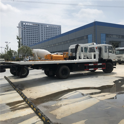 4x2 Euro 3 Dongfeng 8m Slide Bed Tow Truck 8000kg Both Sides Manual Operation