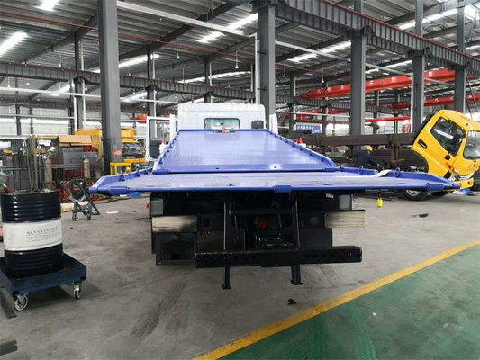 Dongfeng Double Deck Carrier Tilt And Slide Recovery Trucks 4x2 Euro 3