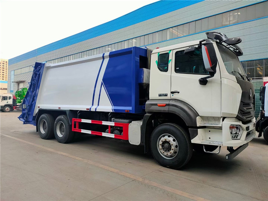 6X4 HOWO 22CBM GARBAGE TRUCK TRASH COMPACTOR 20M3 WASTE COMPACTOR TRUCK