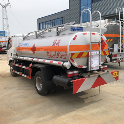 4X2 DONGFENG EURO 6 DIESEL 126HP 6000 LITERS GASOLINE FUEL TANKER WITH DISPENSER