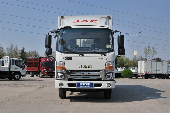 Logistics And Transportation 4x2 JAC Cargo Van Box Truck With 2 Ton 3 Tons Loading Capacity