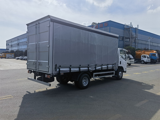 GVW 3500kg Japanese Isuzu Tarpaulin Truck KV100 115hp Light Cargo Box Van Truck With 2 Tons 3 Ton Loading Lorry Truck