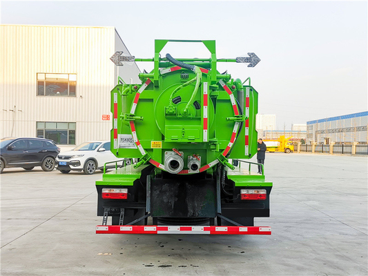 4x2 Chinese Dongfeng 10000 liters Vacuum Sewage Clean and Suction Truck With Water Tank and Sewage Tank