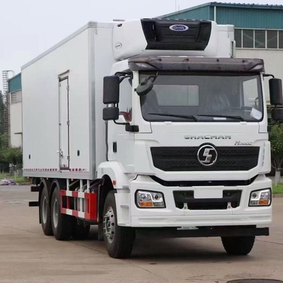 25 Tons 6x4 LHD RHD SHACMAN Refrigerator Truck With 9m Refrigerated Box
