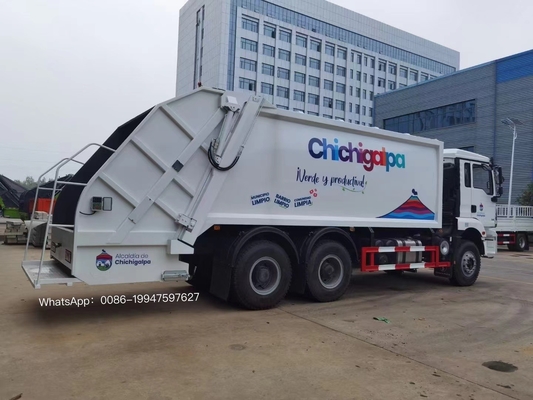 10 Wheeler SHACMAN H3000 Compressed Garbage Truck 20m3 Garbage Compactor
